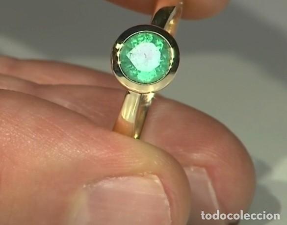 Joyeria: anillo en oro con esmeralda de Colombia - Foto 2