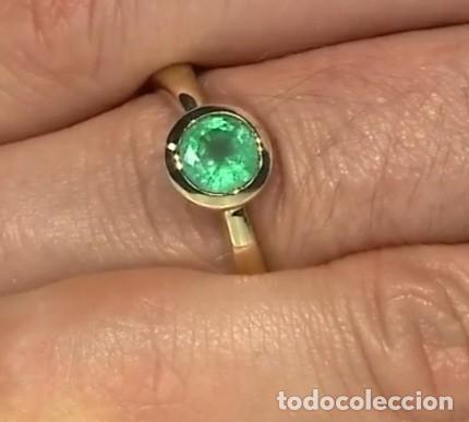 Joyeria: anillo en oro con esmeralda de Colombia - Foto 3