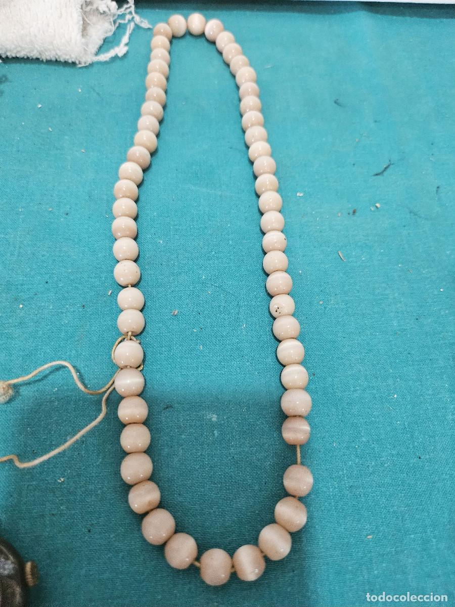 Joyeria: collar de alabastro antiguo - Foto 1