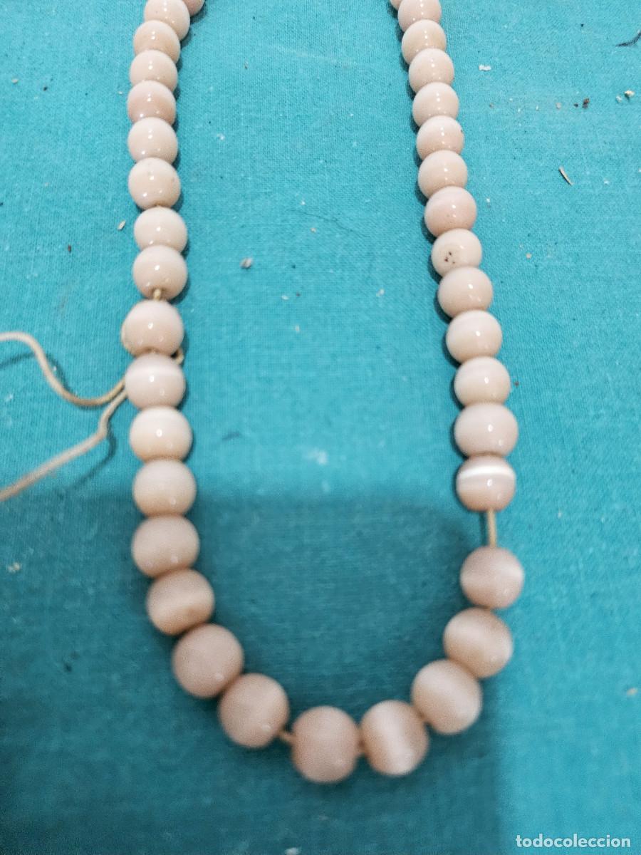 Joyeria: collar de alabastro antiguo - Foto 2