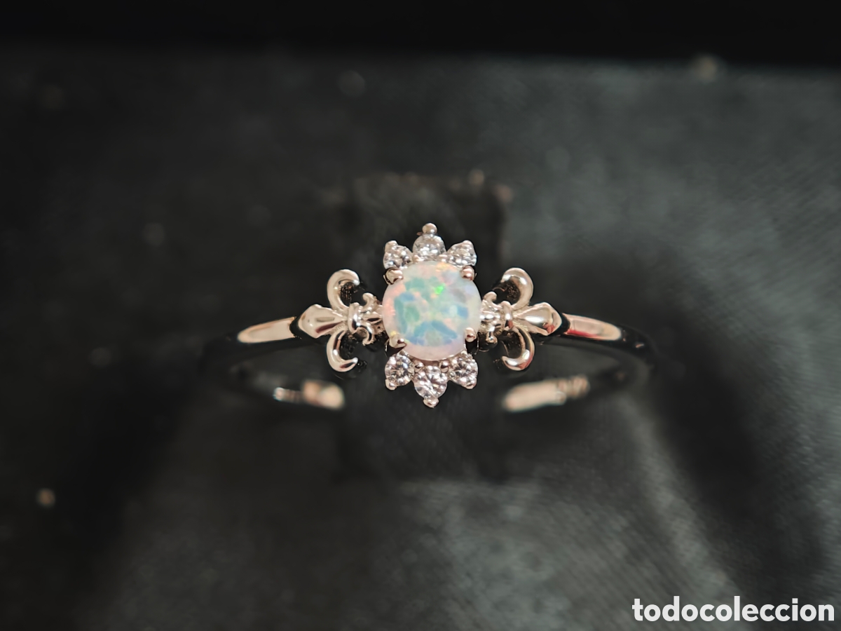 Joyeria: Anillo de plata de ley y piedras de colores - Foto 3