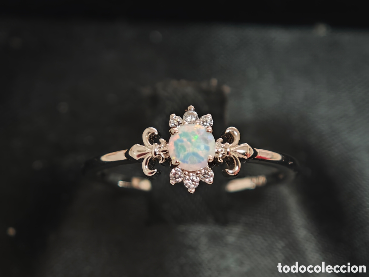 Joyeria: Anillo de plata de ley y piedras de colores - Foto 1