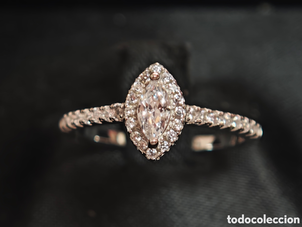 Joyeria: Anillo en plata de ley y circonitas - Foto 1