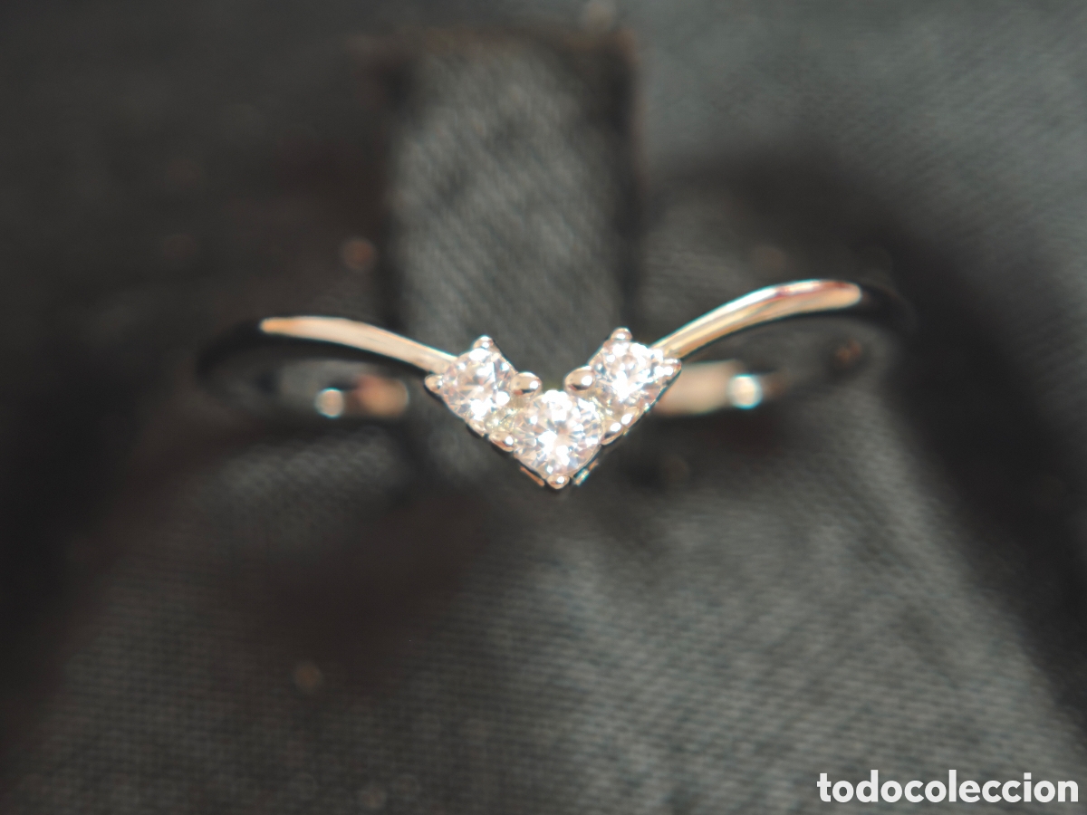 Joyeria: Anillo fino en plata y circonitas - Foto 2