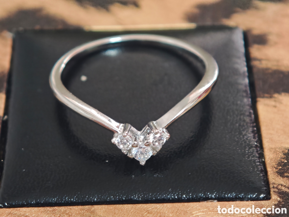 Joyeria: Anillo fino en plata y circonitas - Foto 3