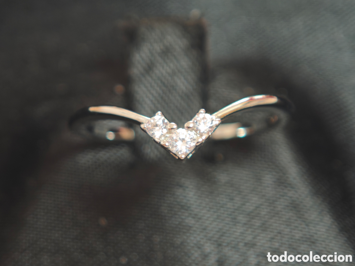 Joyeria: Anillo fino en plata y circonitas - Foto 5