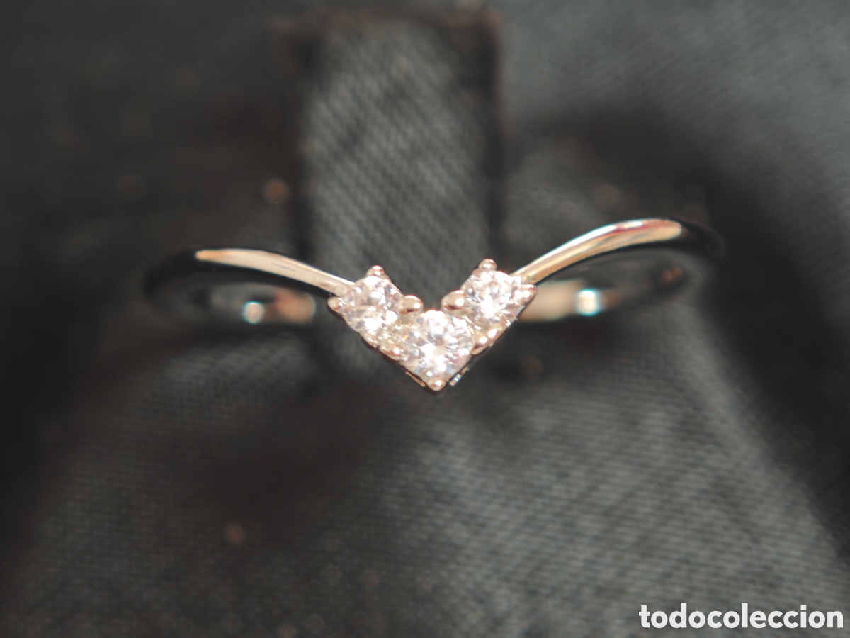 Joyeria: Anillo fino en plata y circonitas - Foto 1