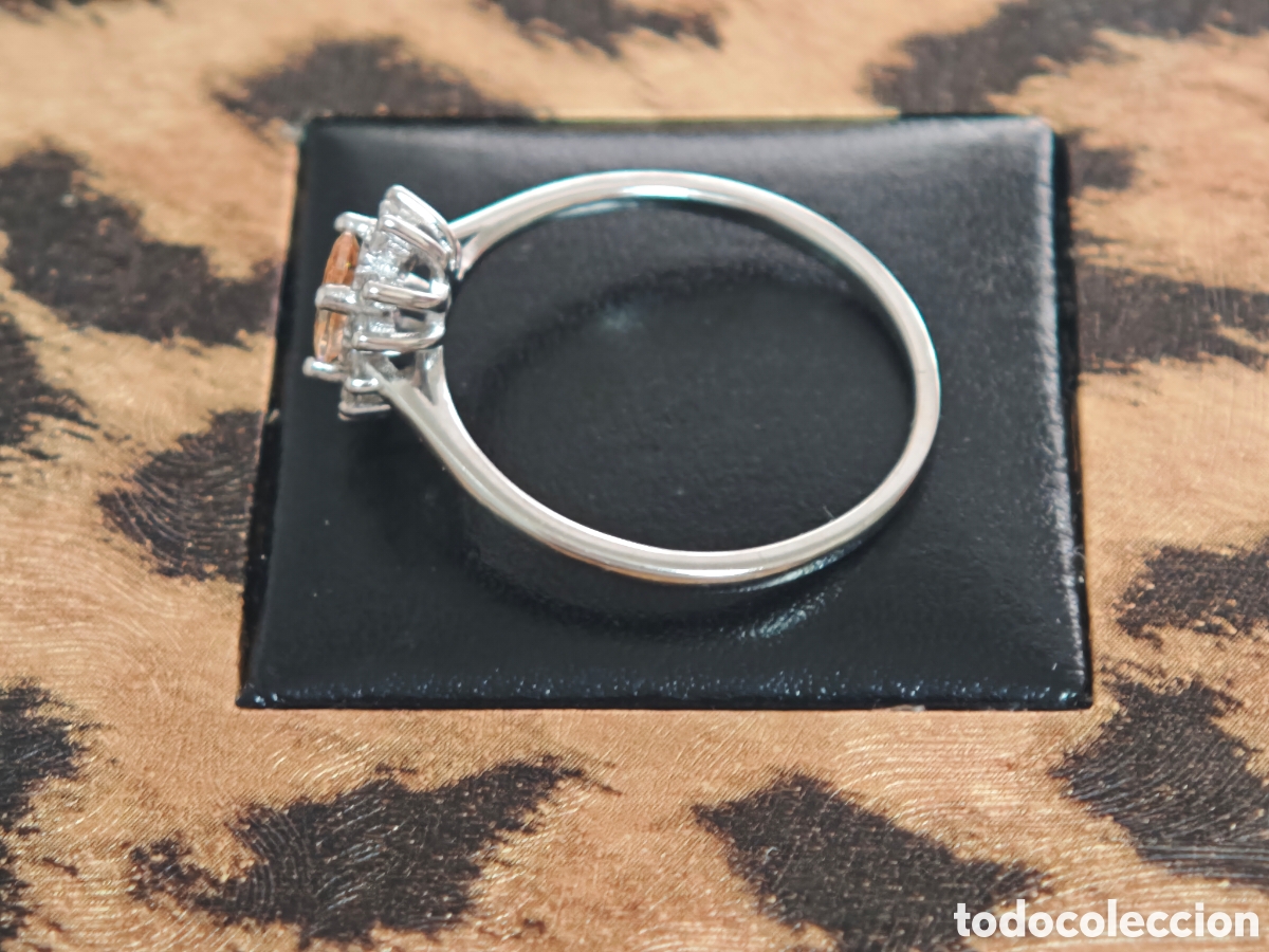 Joyeria: Anillo en plata de ley con citrino y circonitas - Foto 6