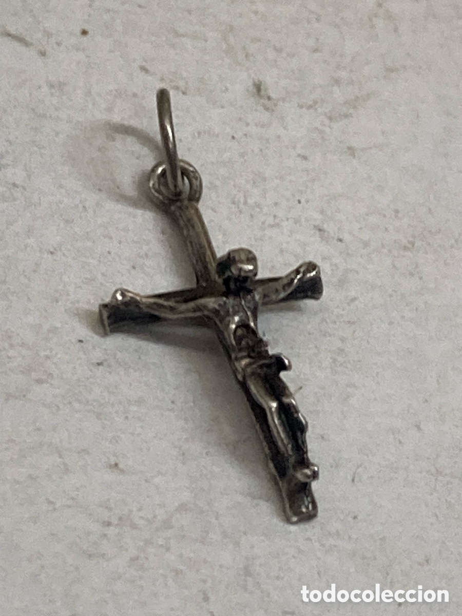 Joyeria: Cruz de plata religiosa C458 - Foto 1