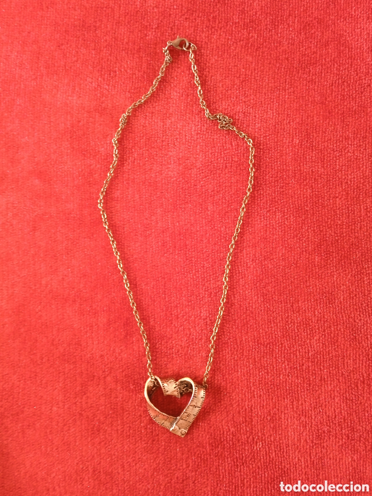 Joyeria: Collar metro con forma de coraz&oacute;n.Color cobre - Foto 8