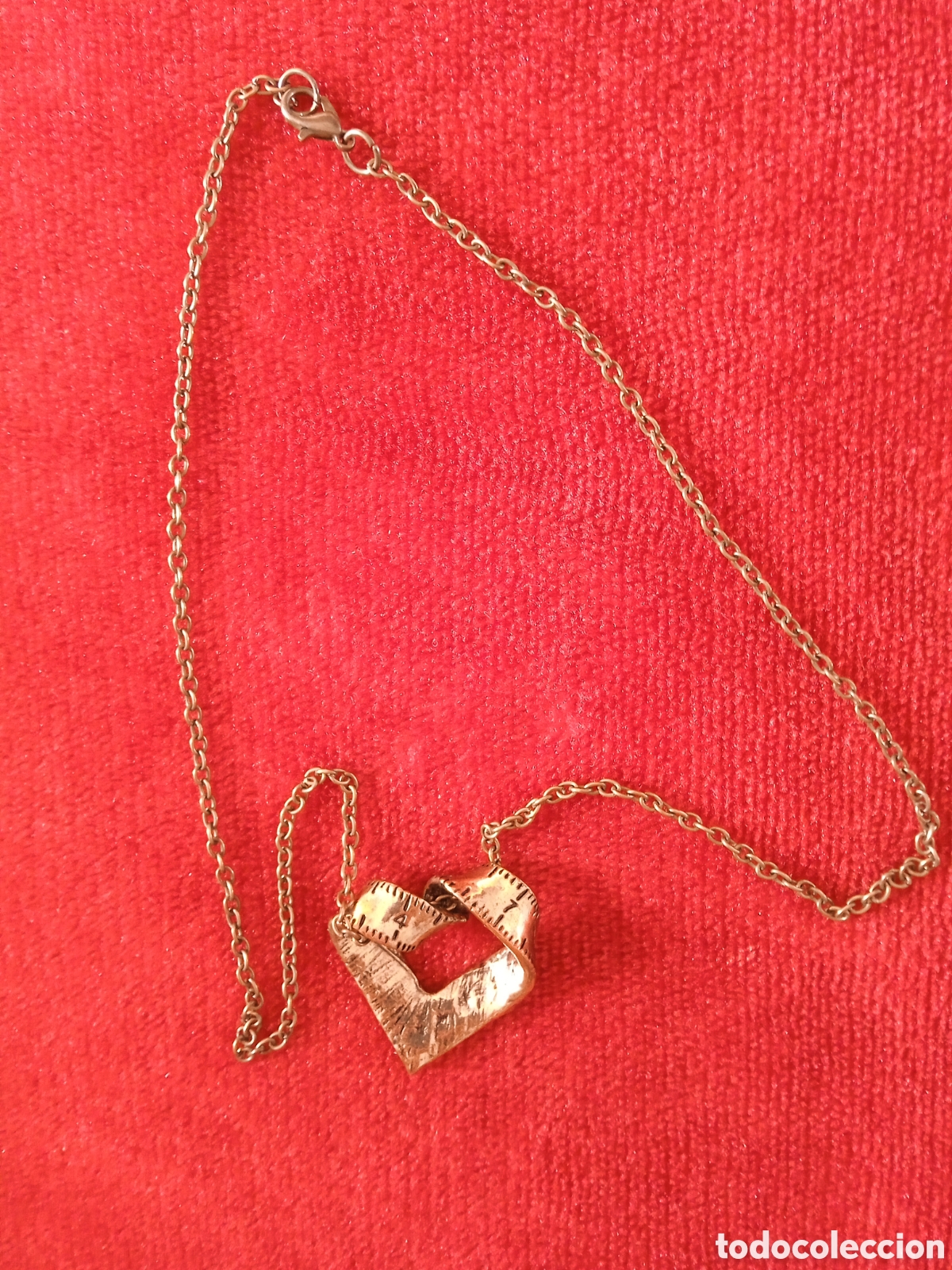 Joyeria: Collar metro con forma de coraz&oacute;n.Color cobre - Foto 11