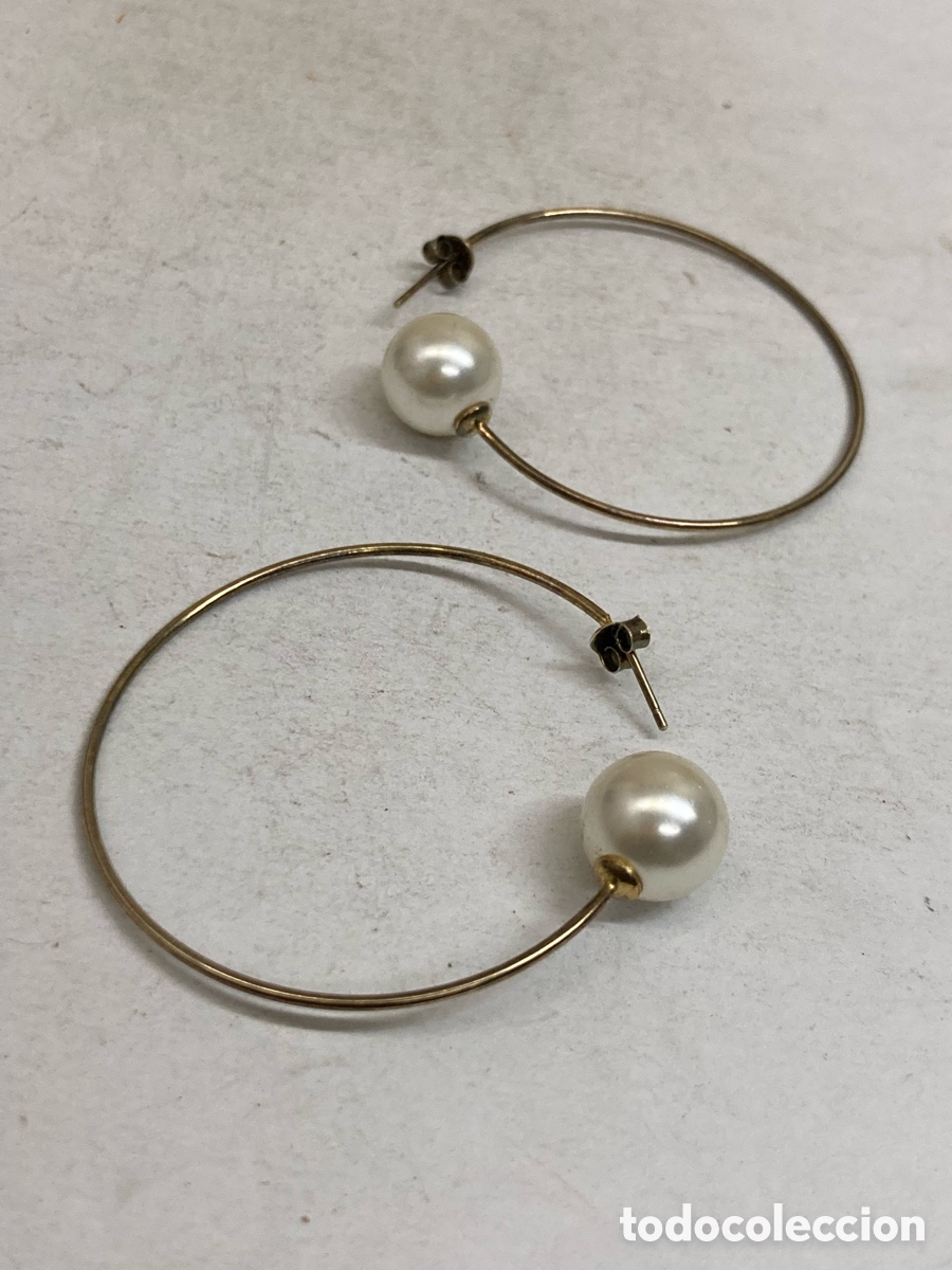 Joyeria: Pendientes de plata y perla P336 - Foto 1