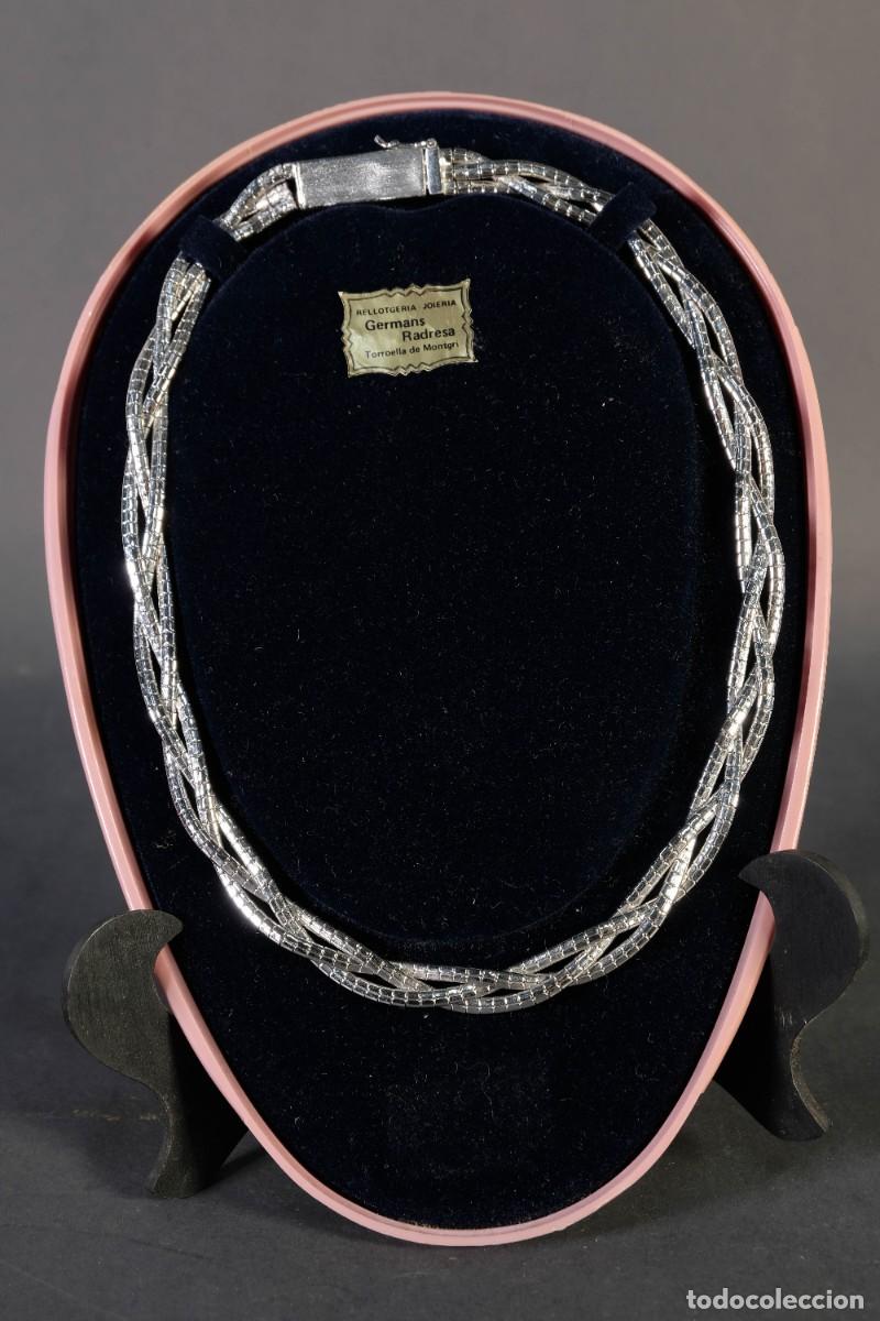 Joyeria: Gargantilla en metal plateado - Foto 1