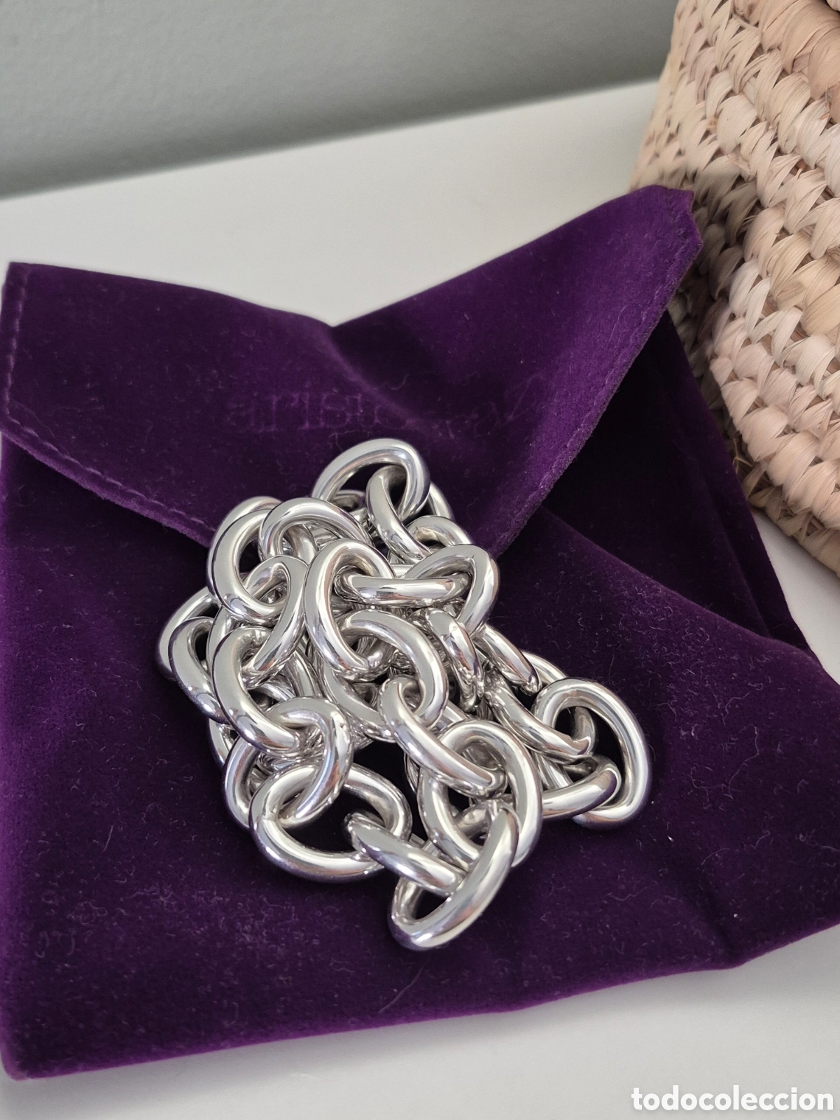 Joyeria: ESPECTACULAR COLLAR DE PLATA DE ARISTOCRACY. REF S6 MICAJ - Foto 2