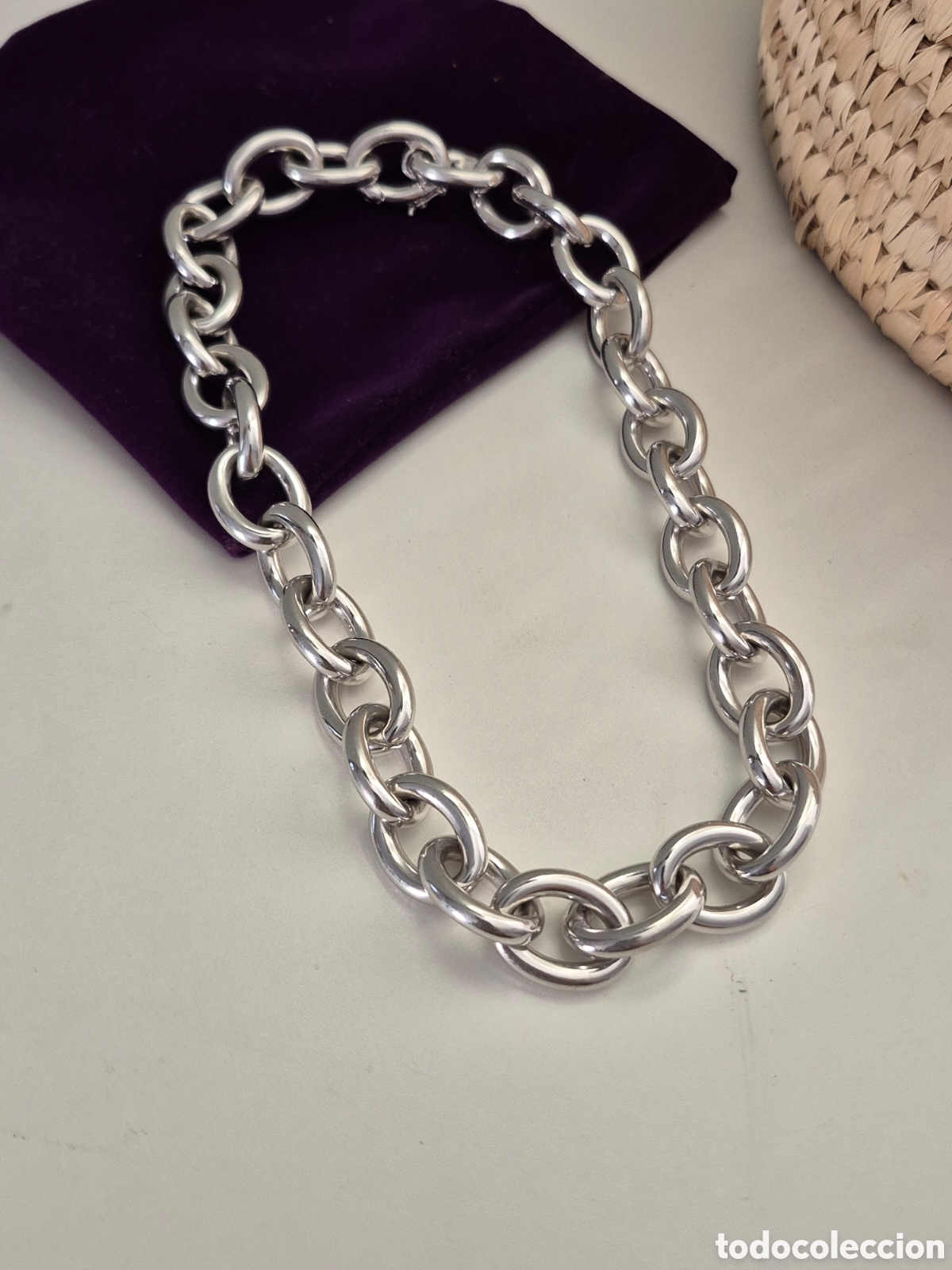Joyeria: ESPECTACULAR COLLAR DE PLATA DE ARISTOCRACY. REF S6 MICAJ - Foto 9