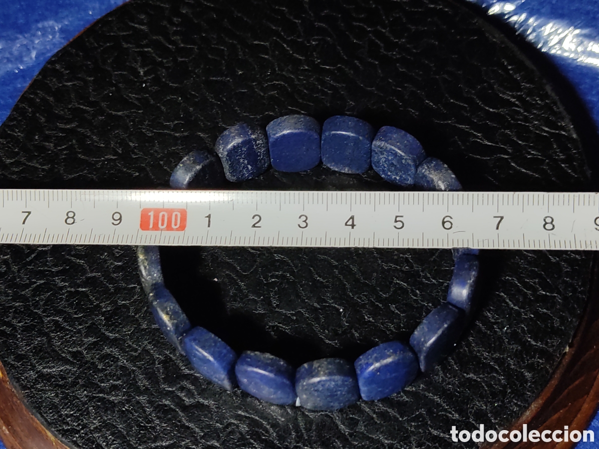 Joyeria: Pulsera lapisl&aacute;zuli.Vintage. - Foto 4