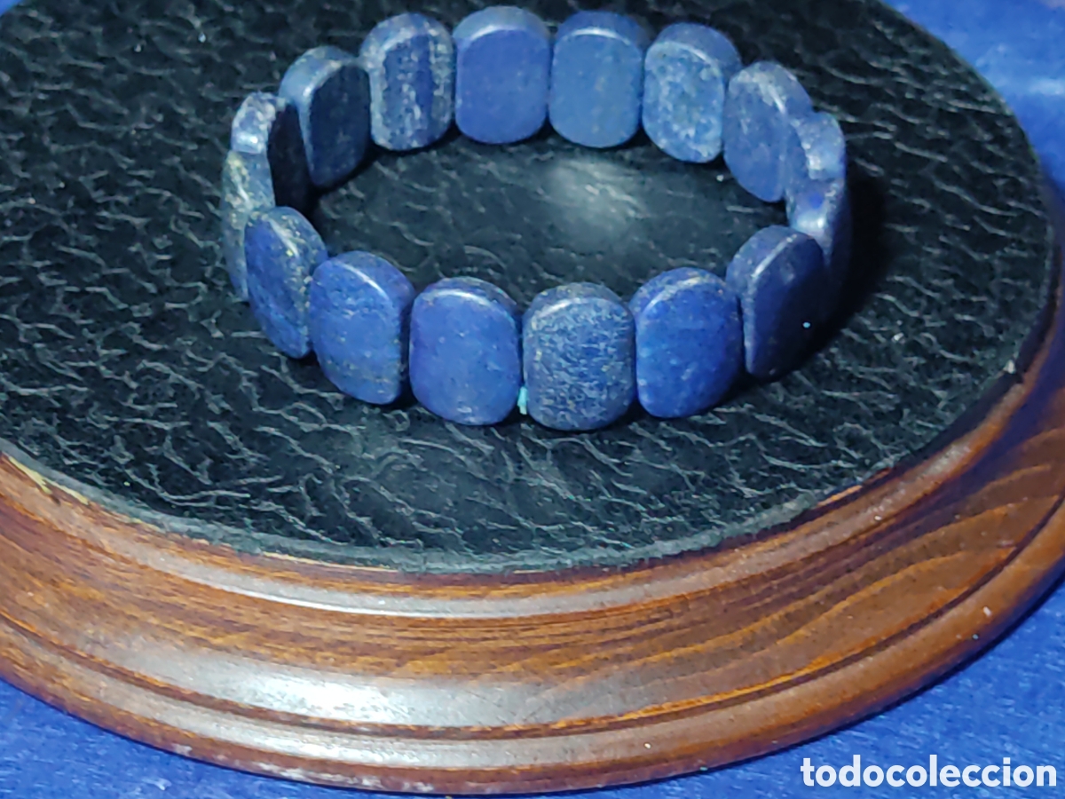 Joyeria: Pulsera lapisl&aacute;zuli.Vintage. - Foto 6