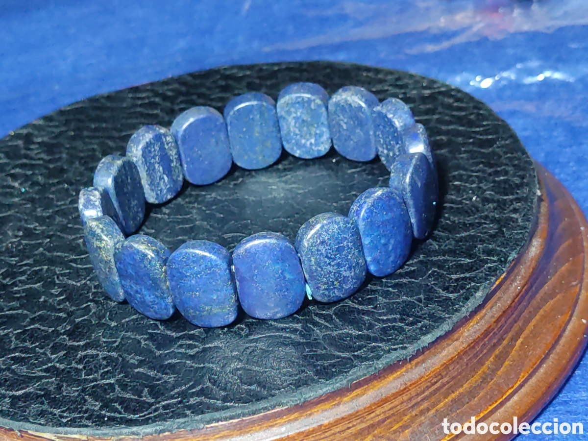 Joyeria: Pulsera lapisl&aacute;zuli.Vintage. - Foto 7