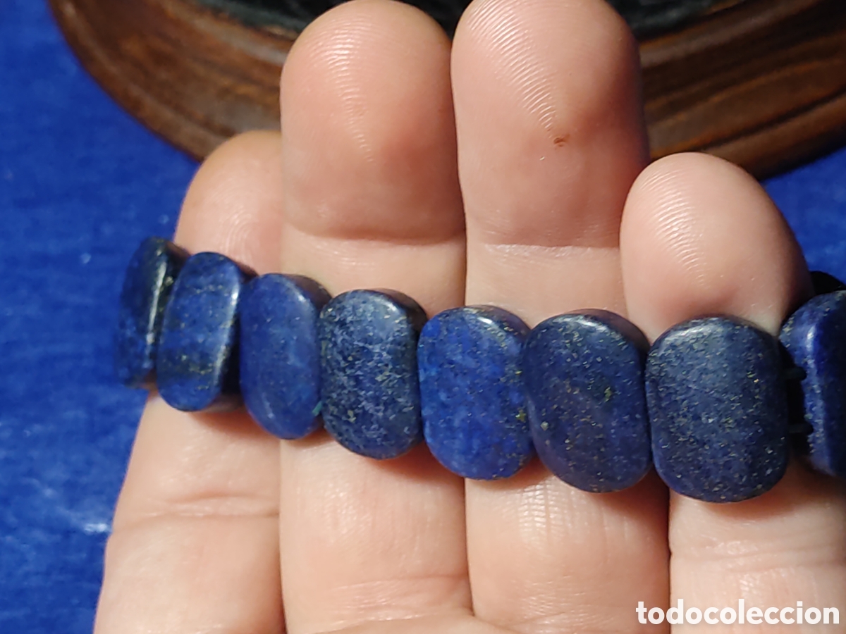 Joyeria: Pulsera lapisl&aacute;zuli.Vintage. - Foto 1