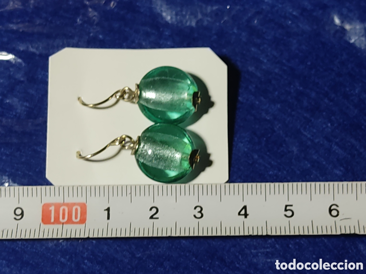 Joyeria: Pendientes de cristal de Murano.Vintage. - Foto 5