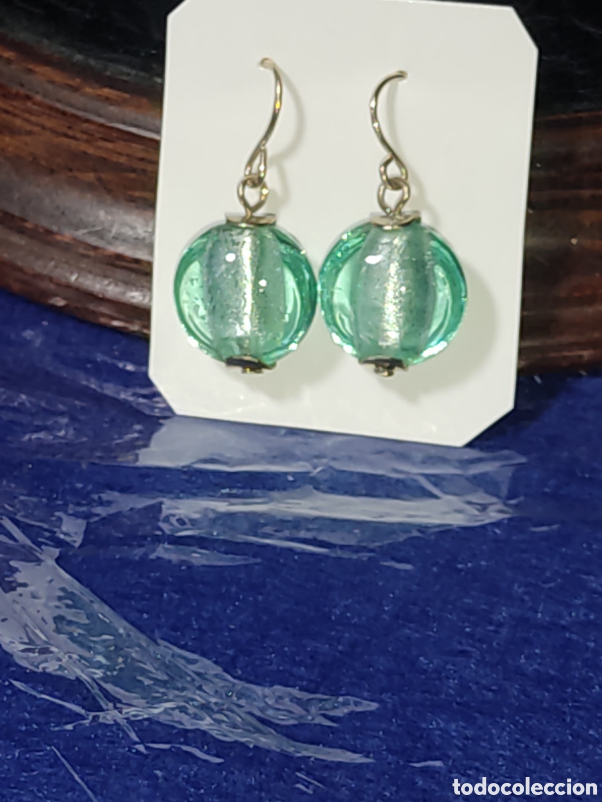 Joyeria: Pendientes de cristal de Murano.Vintage. - Foto 1