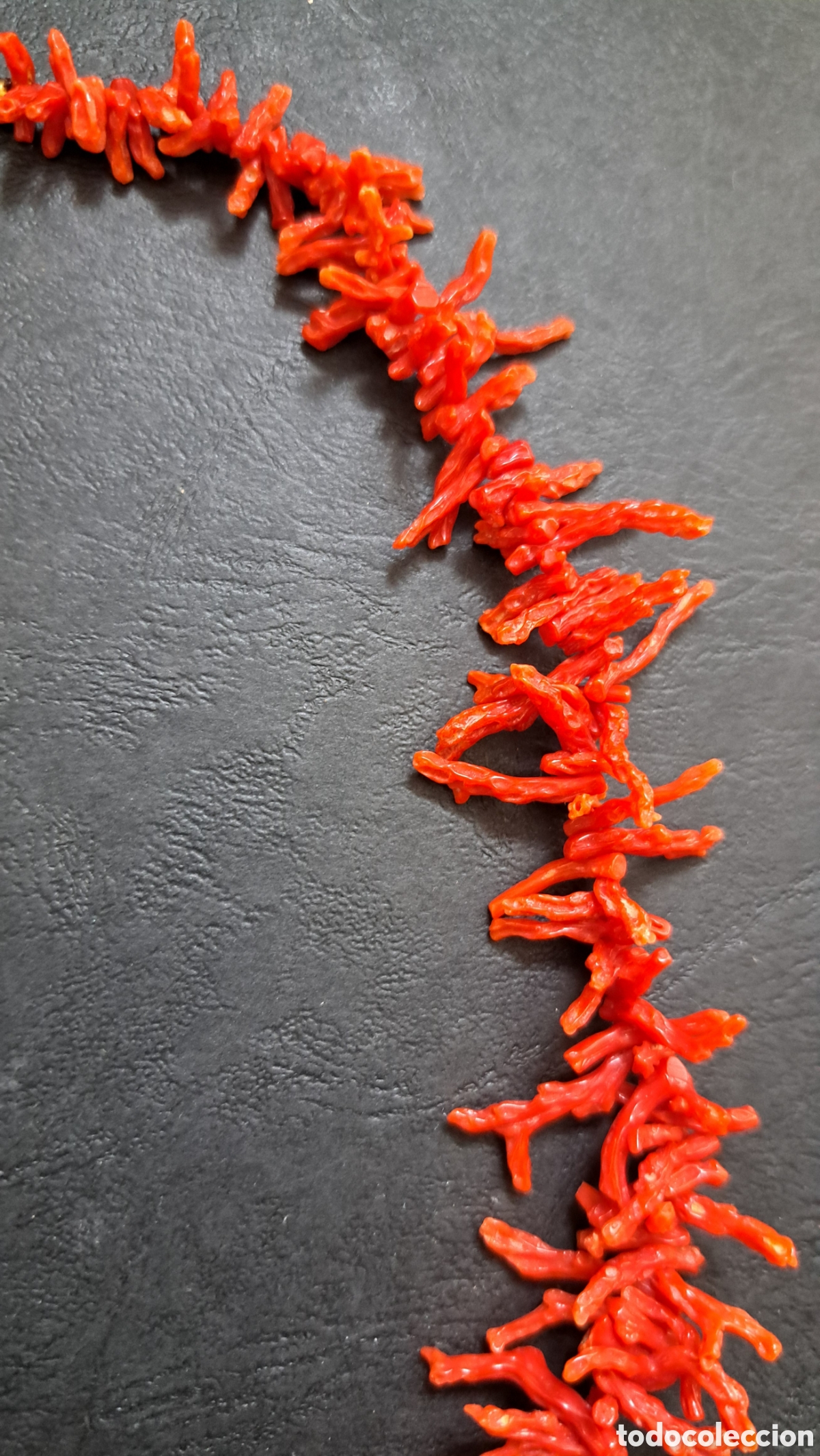 Joyeria: Espectacular collar de coral con broche dorado - Foto 4