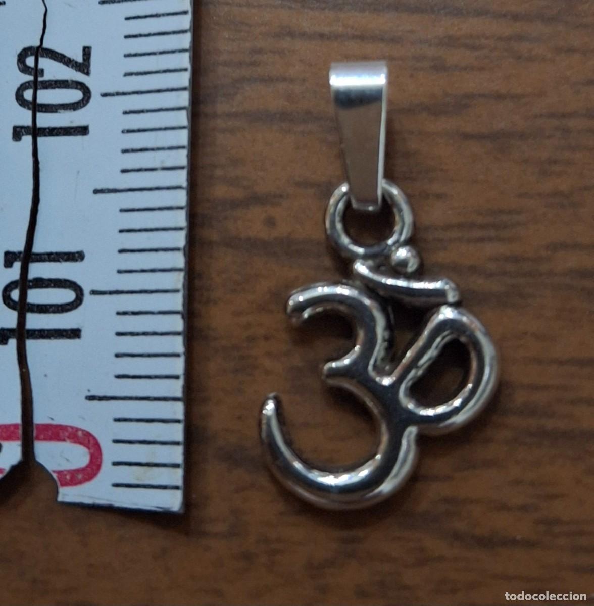 Joyeria: colgante pendientes om en plata de ley macizo - Foto 1