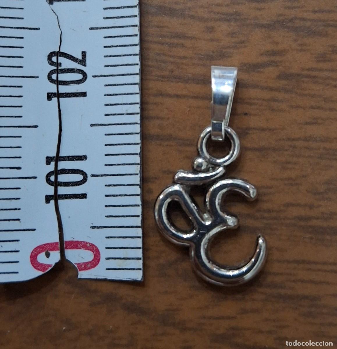 Joyeria: colgante pendientes om en plata de ley macizo - Foto 2