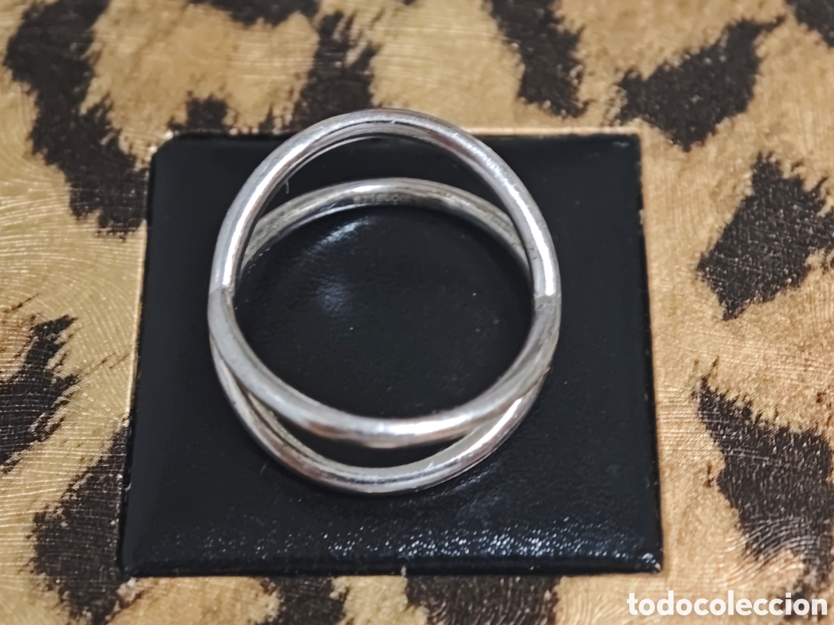 Joyeria: Anillo de plata de ley cruzado - Foto 5
