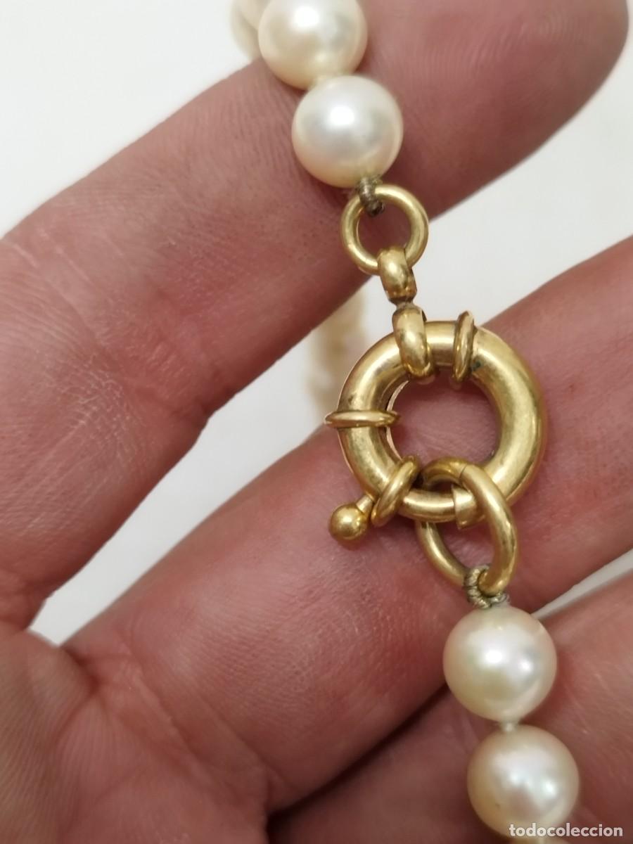 Joyeria: Antiguo collar de perlas a identificar. - Foto 4