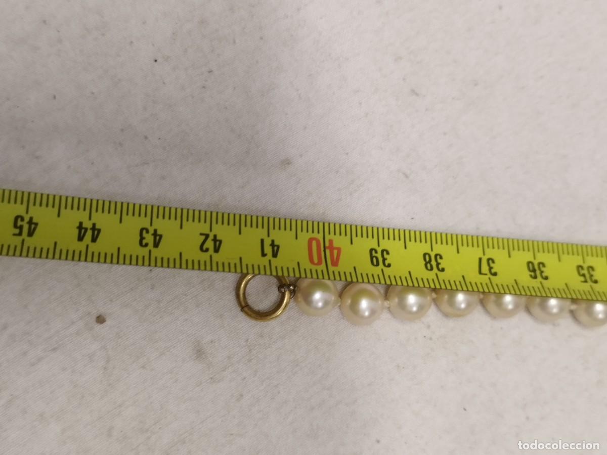 Joyeria: Antiguo collar de perlas a identificar. - Foto 7