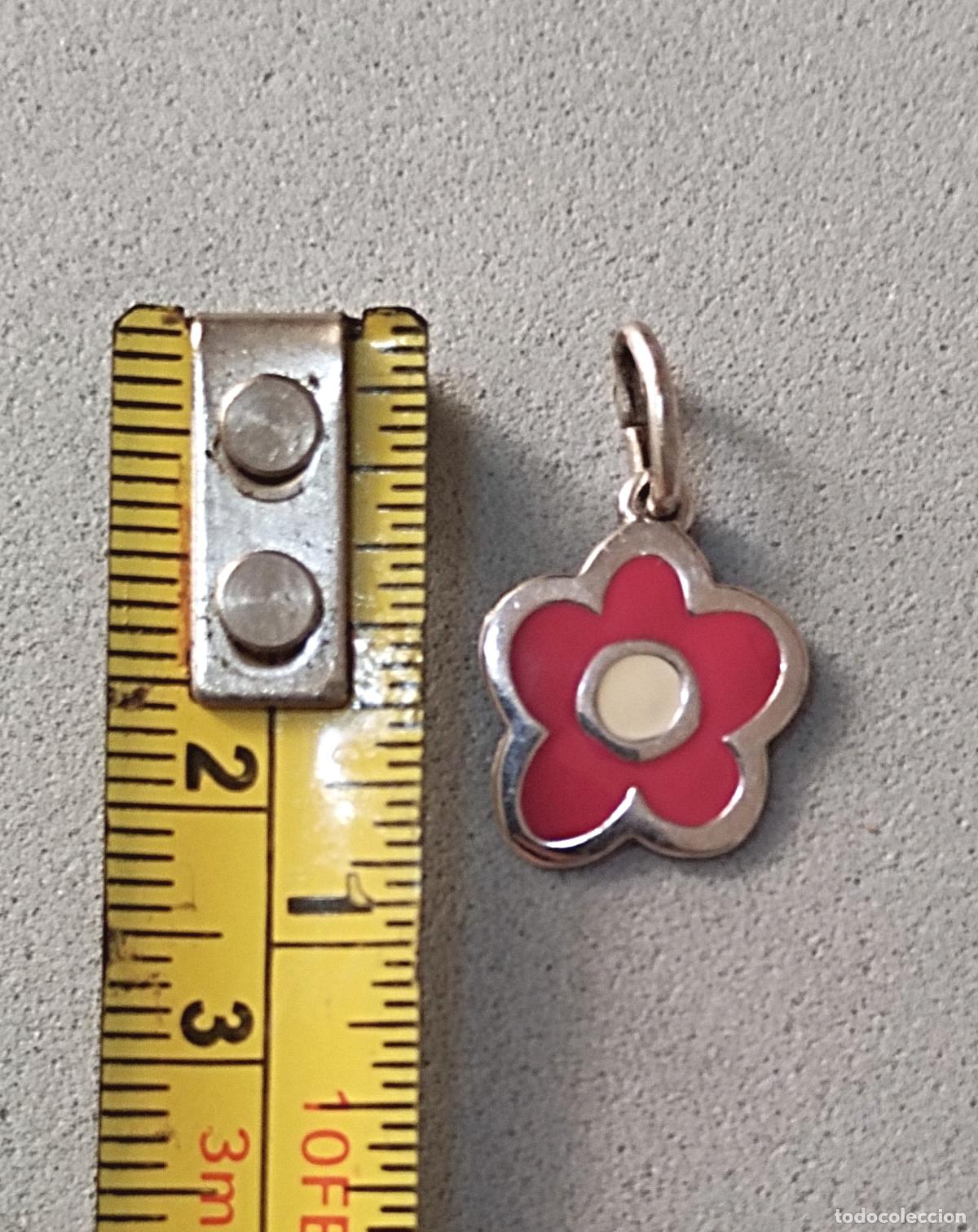Joyeria: Colgante flor, plata de ley contrastada. - Foto 3