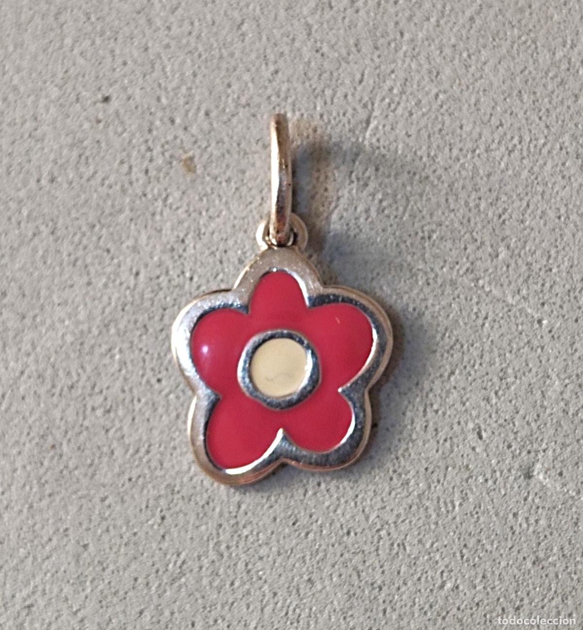 Joyeria: Colgante flor, plata de ley contrastada. - Foto 1