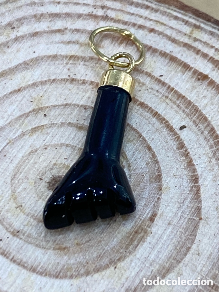 Joyeria: Higa de azabache y oro. - Foto 1