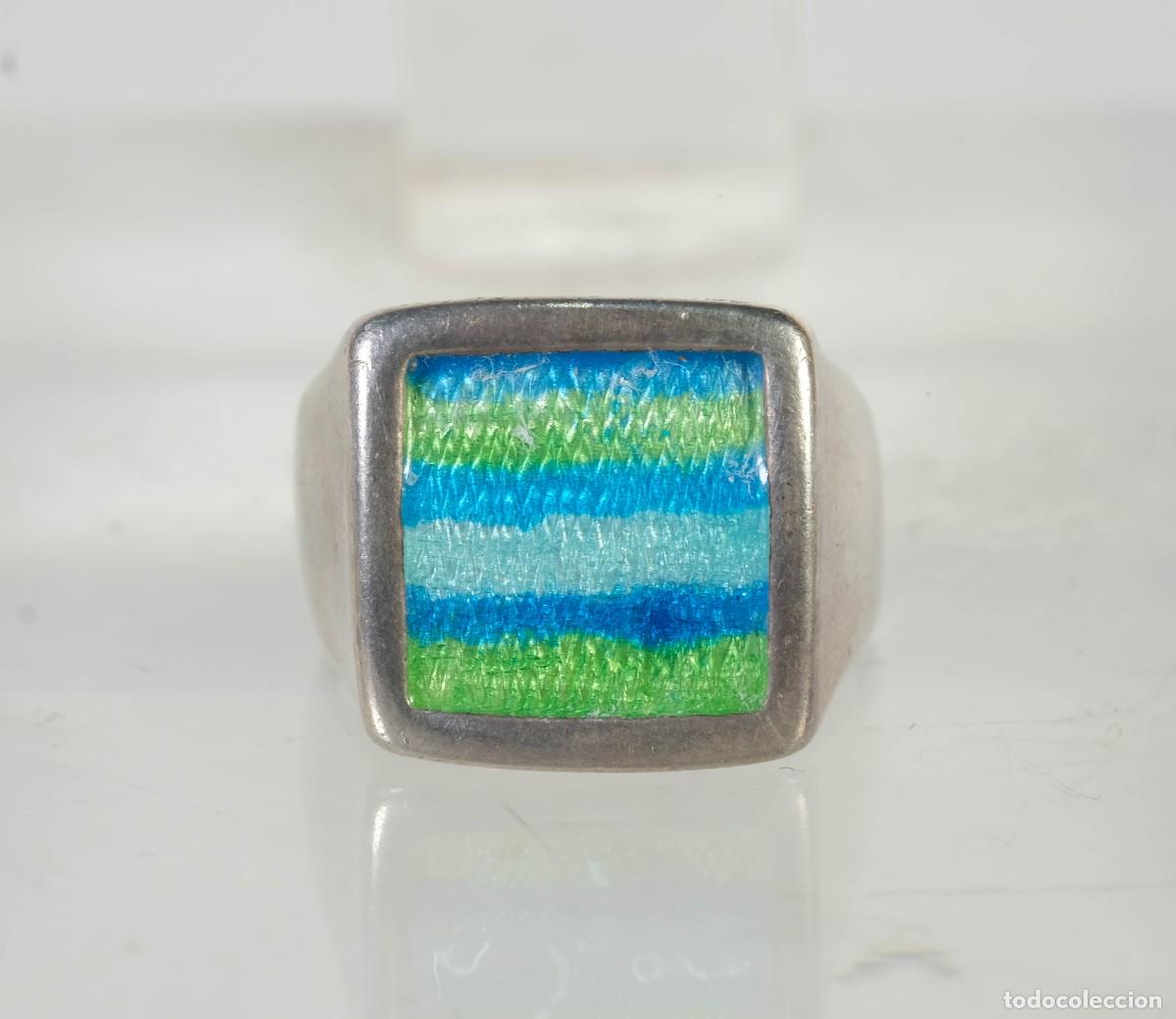 Joyeria: Anillo en plata esmaltada - Foto 2
