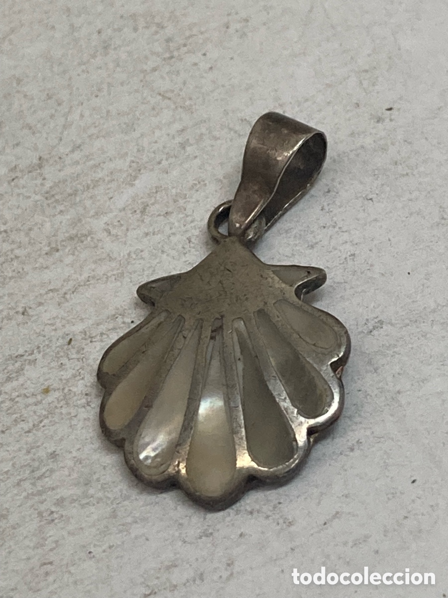 Joyeria: Colgante de plata y n&aacute;car C461 - Foto 1