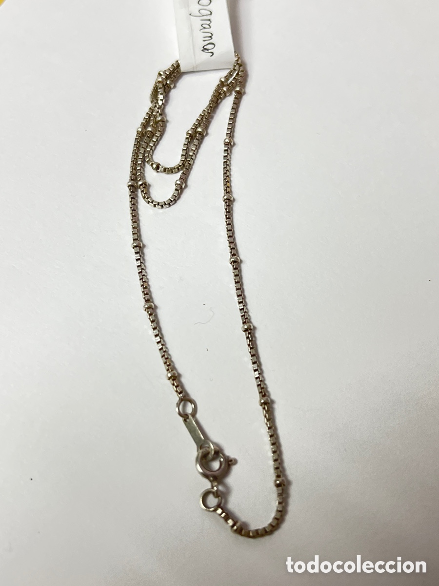 Joyeria: Cadena de plata de ley /CA89-4 - Foto 3