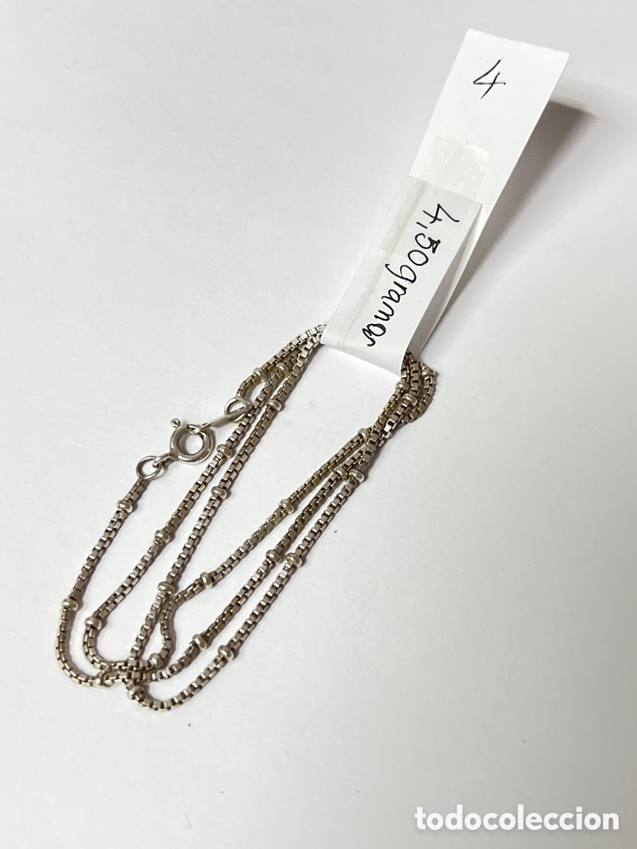 Joyeria: Cadena de plata de ley /CA89-4 - Foto 1