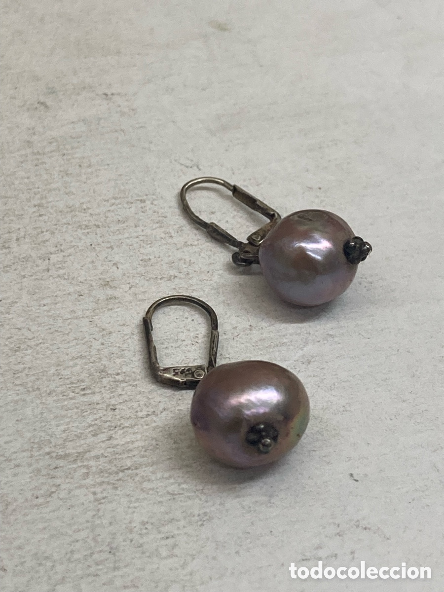 Joyeria: Pendientes de plata y perlas P335 - Foto 1