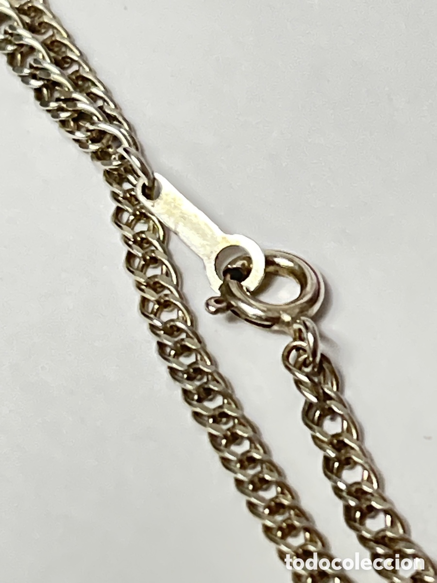 Joyeria: Cadena de plata -70cm -tipo de eslab&oacute;n barbada /CA356 - Foto 2