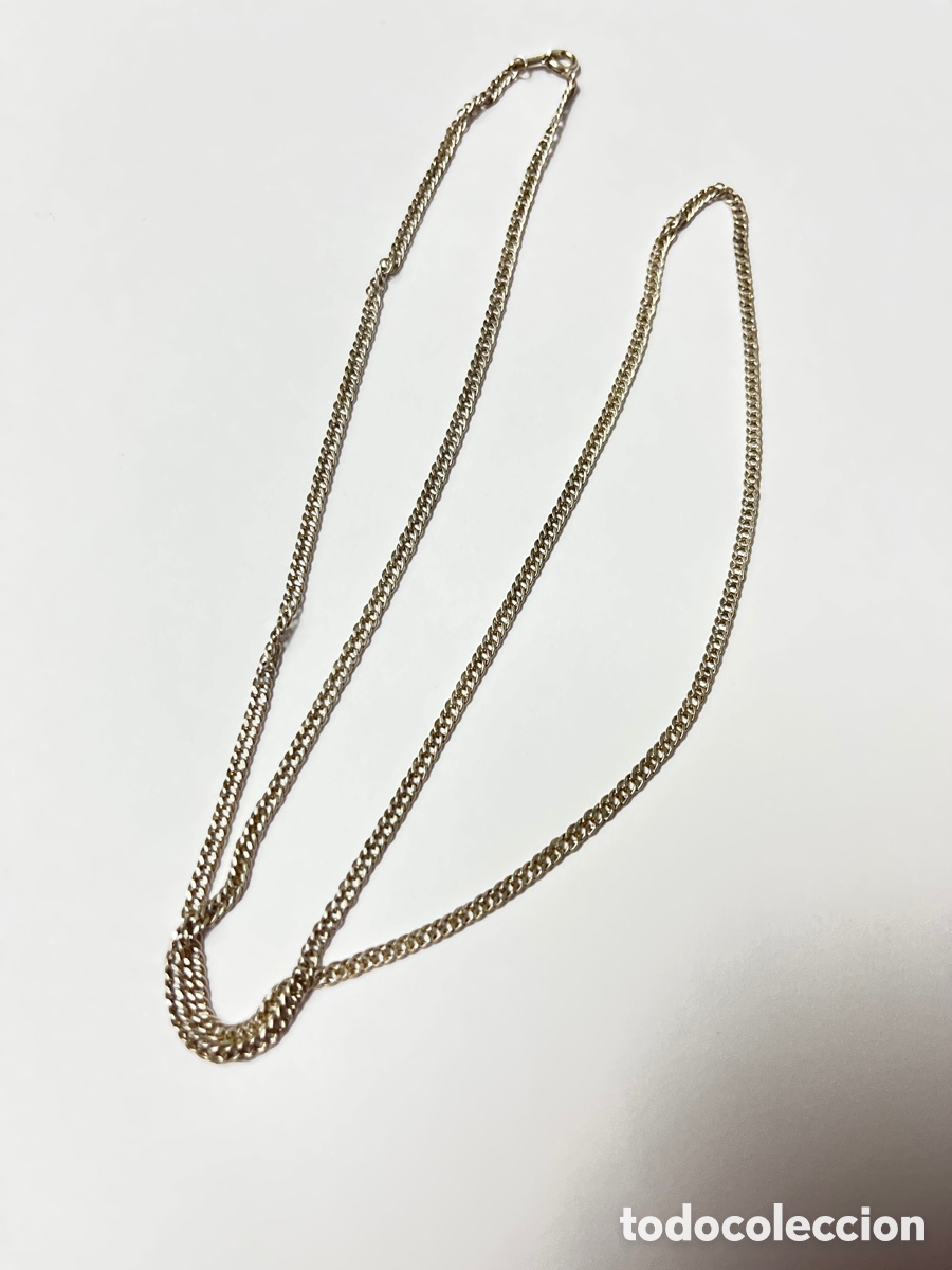 Joyeria: Cadena de plata -70cm -tipo de eslab&oacute;n barbada /CA356 - Foto 3