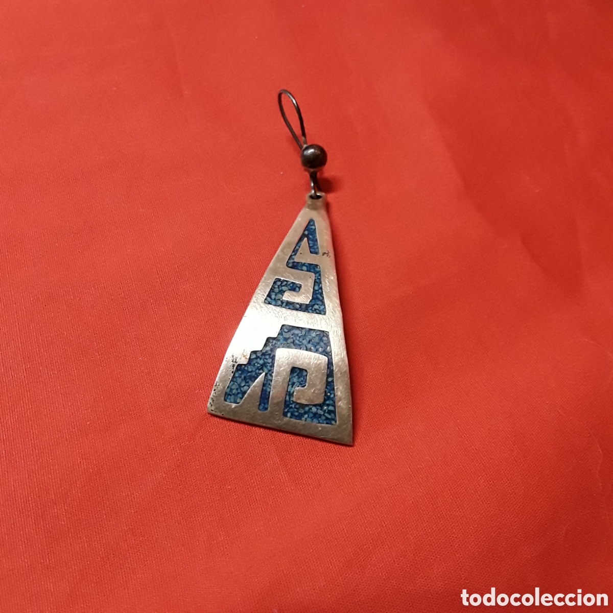 Joyeria: PENDIENTES DE PLATA 925 CON INCRUSTACIONES DE TURQUESA DE MEXICO - Foto 4
