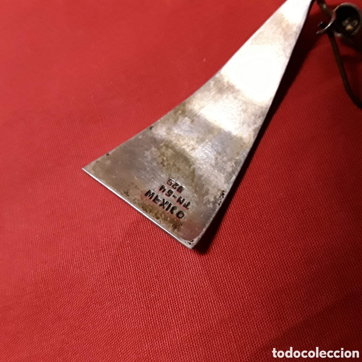 Joyeria: PENDIENTES DE PLATA 925 CON INCRUSTACIONES DE TURQUESA DE MEXICO - Foto 5