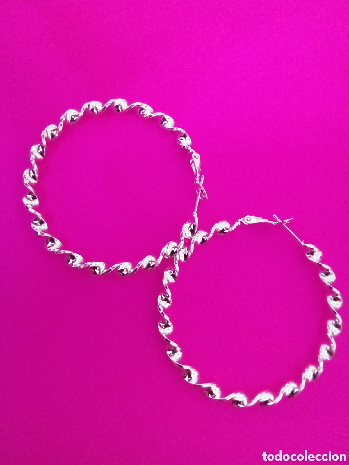 Joyeria: Pendientes ba&ntilde;o plata 925 - Foto 2