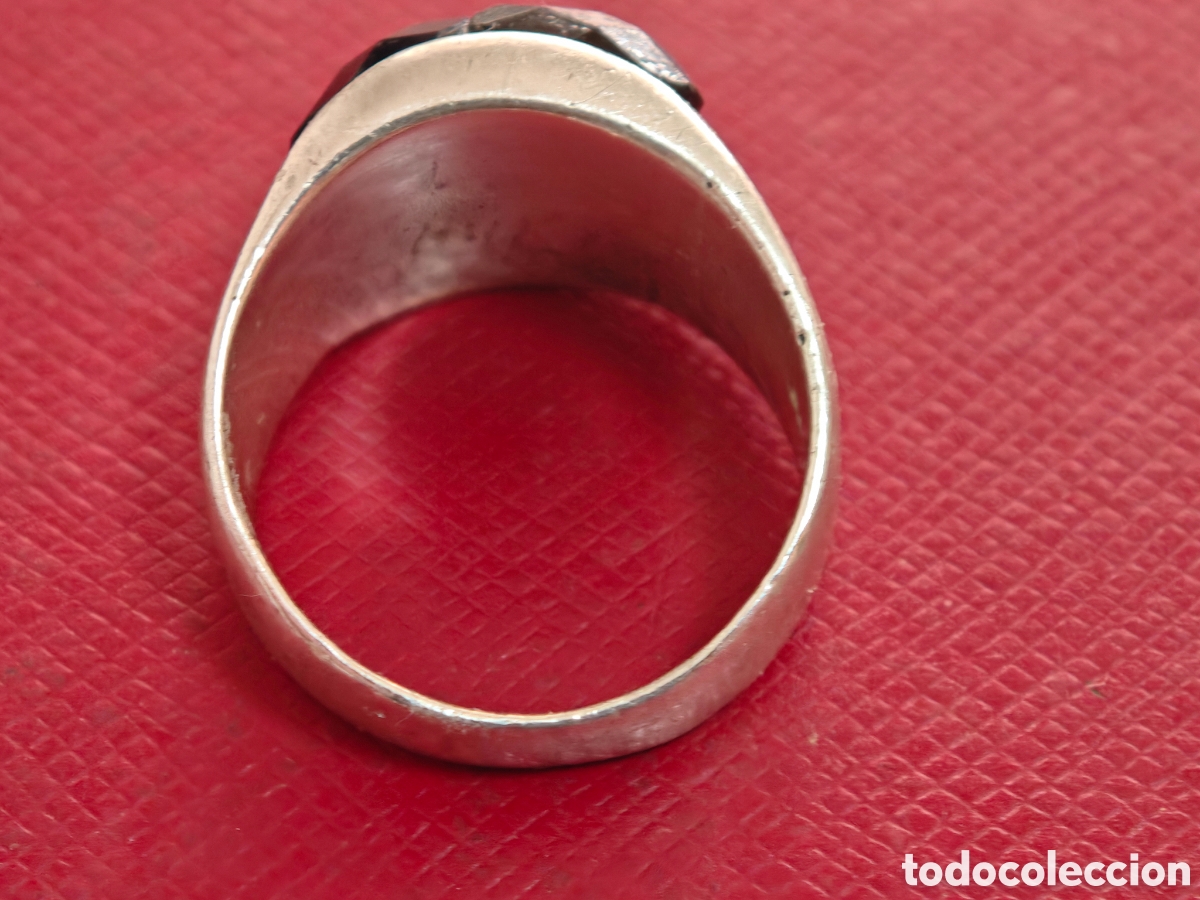 Joyeria: Anillo de plata de ley piedra negra - Foto 7