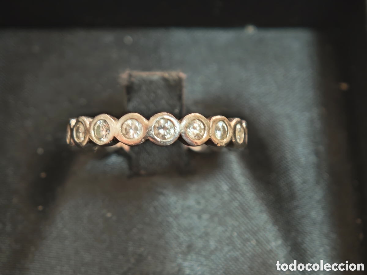 Joyeria: Anillo de plata de ley rodeado de circonitas - Foto 2