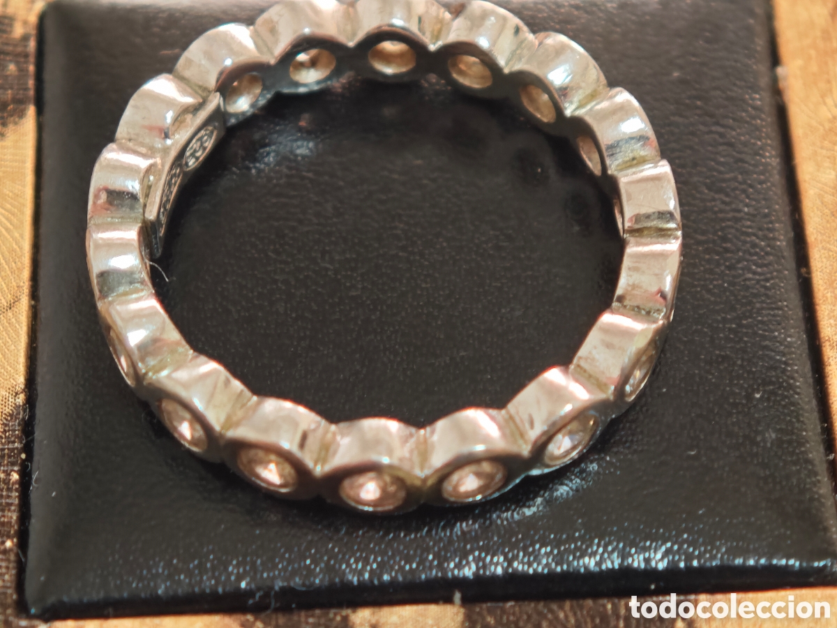 Joyeria: Anillo de plata de ley rodeado de circonitas - Foto 3