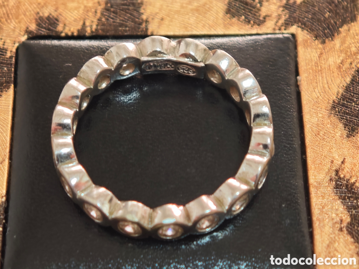 Joyeria: Anillo de plata de ley rodeado de circonitas - Foto 6