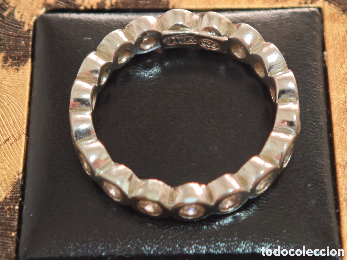 Joyeria: Anillo de plata de ley rodeado de circonitas - Foto 7