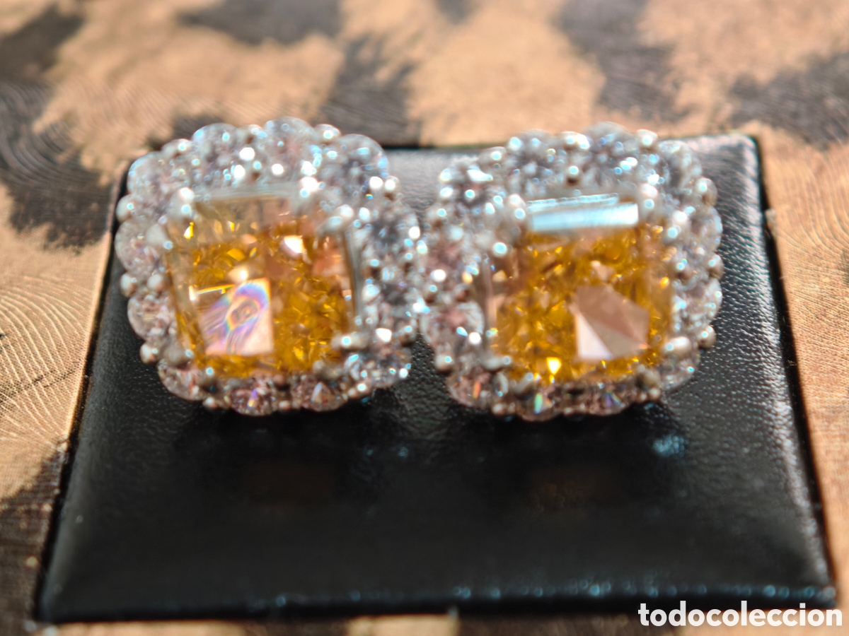 Joyeria: Pendientes de plata de ley y moissanita - Foto 5